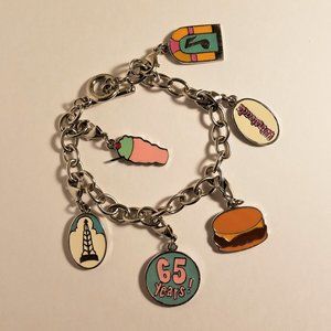 Winstead's Steakburgers 65 Years Charm Bracelet